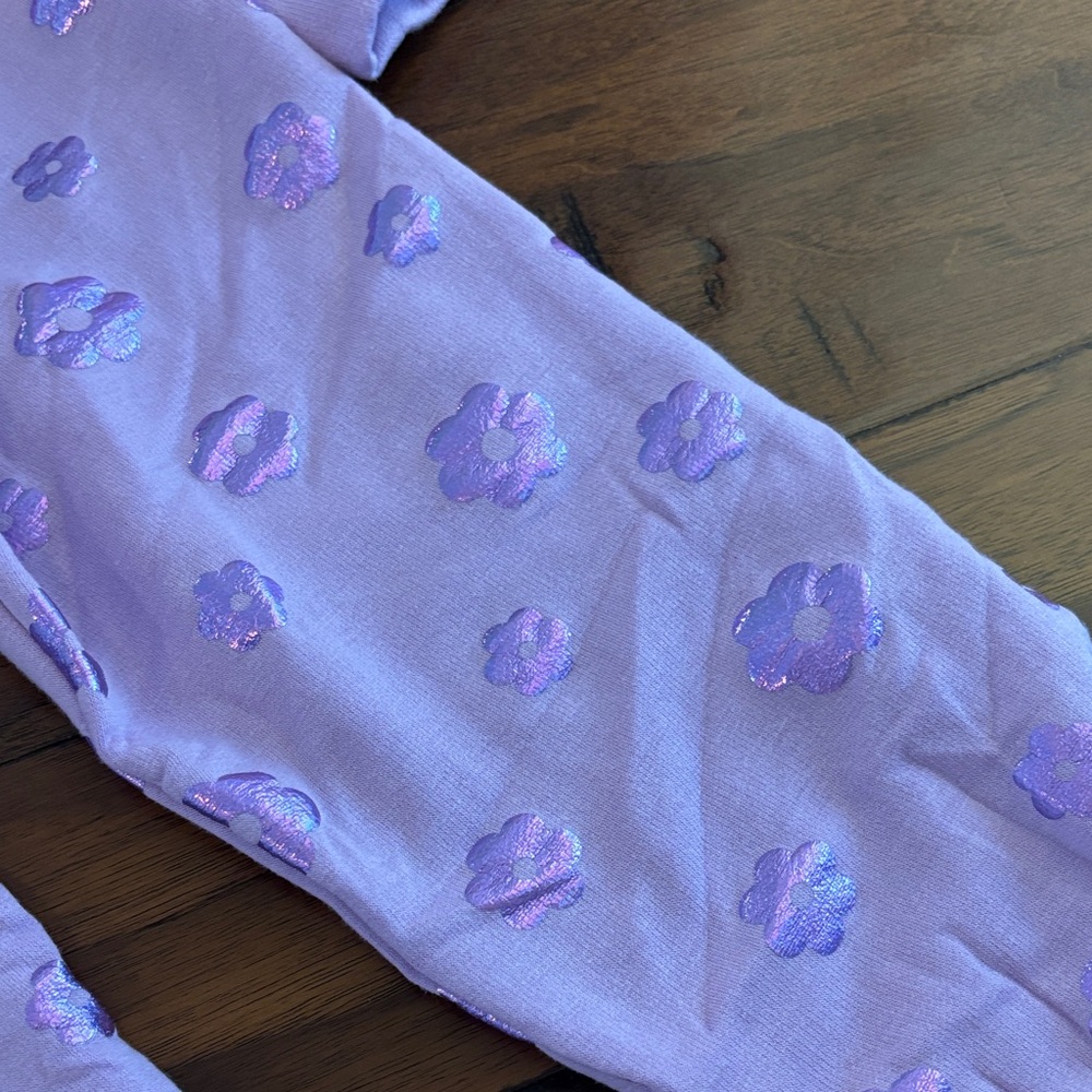 btween Purple Fox Sweatshirt and pants Set - Picture 5 of 5